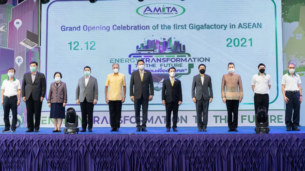 EA กดปุ่มสตาร์ทโรงงานผลิตแบตฯ ยานยนต์ไฟฟ้า ใหญ่สุดในอาเซียน