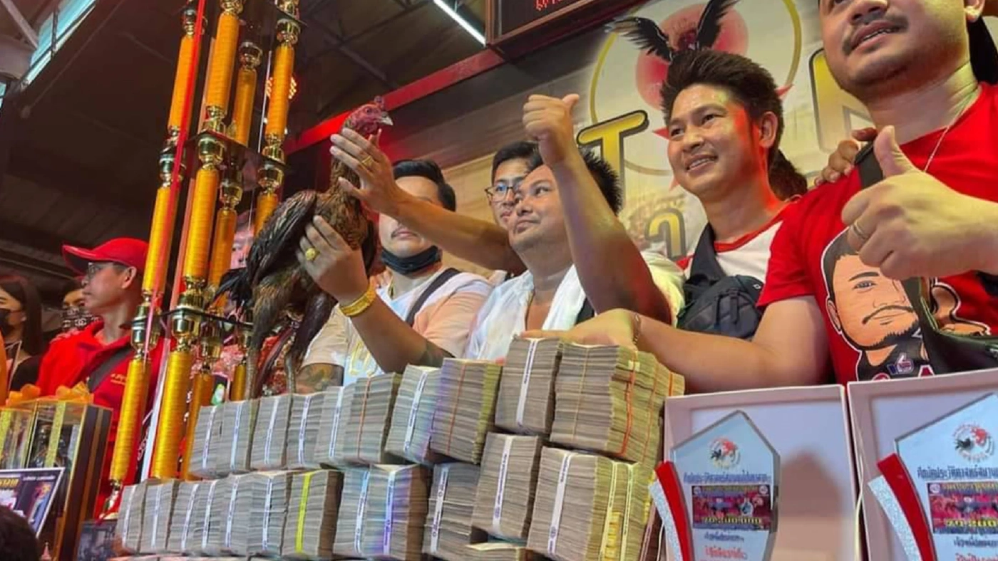 ไฟท์หยุดโลก พนันไก่ชน 70.2 ล้านบาท “เจ้าแสนกล”ไก่พม่าชนะไก่ไทย
