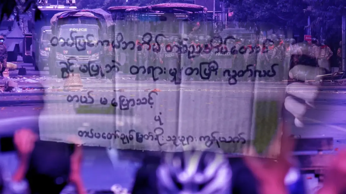 ครอบครัวทหารเมียนมาเริ่มสู้เผด็จการ