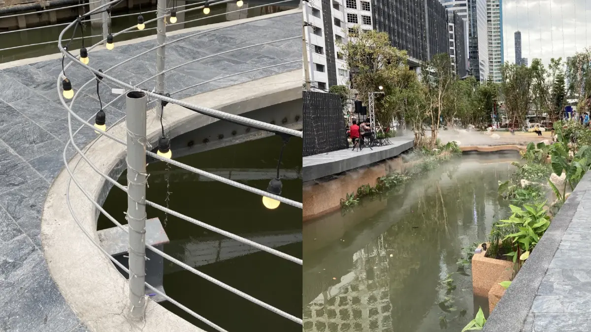 อาจารย์สถาปัตย์ วิจารณ์ยับ สภาพ “คลองช่องนนทรี” ถามงบ 980 ล้านค่าอะไรบ้าง ?