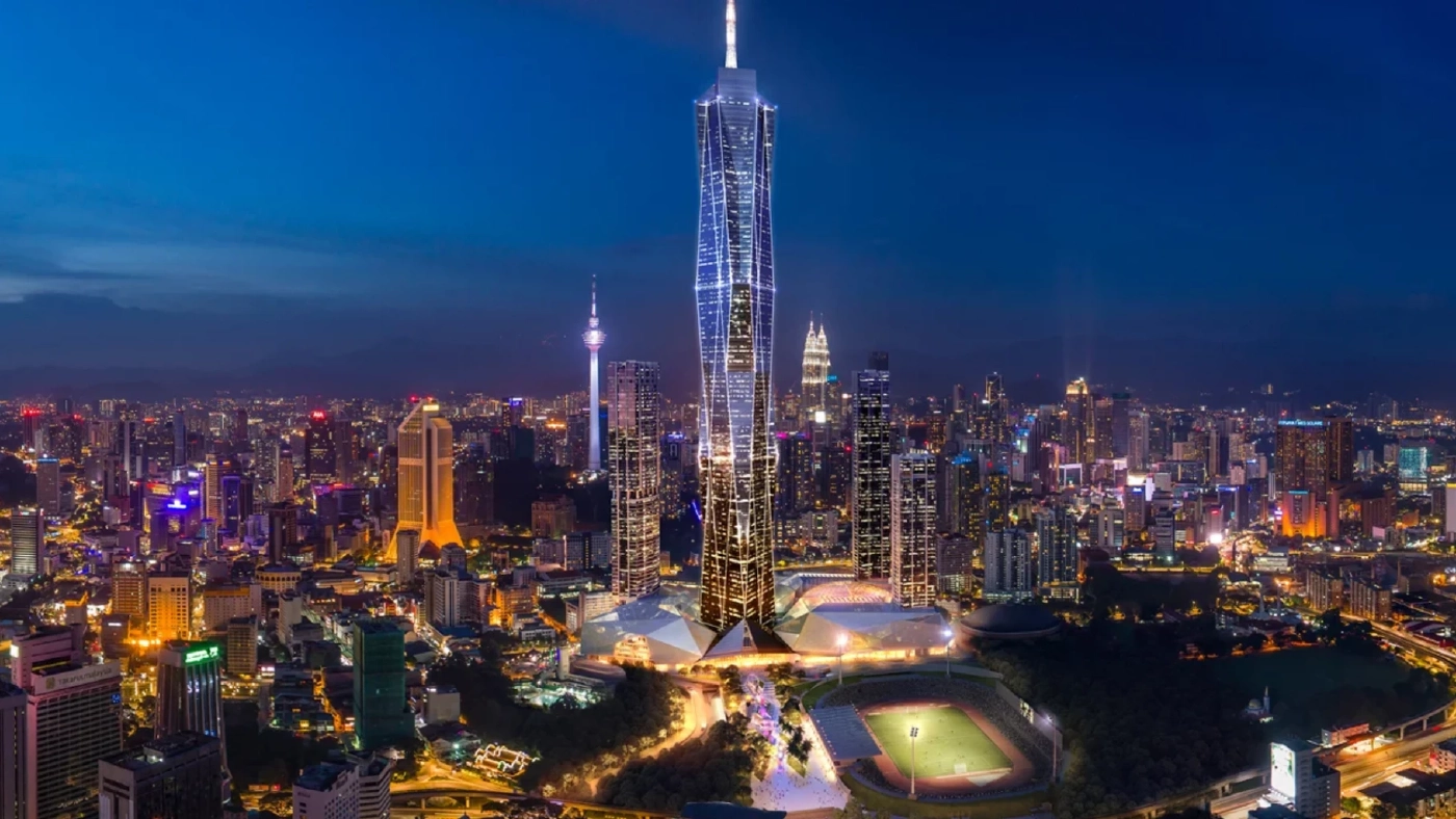 ตึกสูงอันดับ 2 ของโลกอยู่ที่มาเลเซีย ใกล้สร้างเสร็จแล้ว