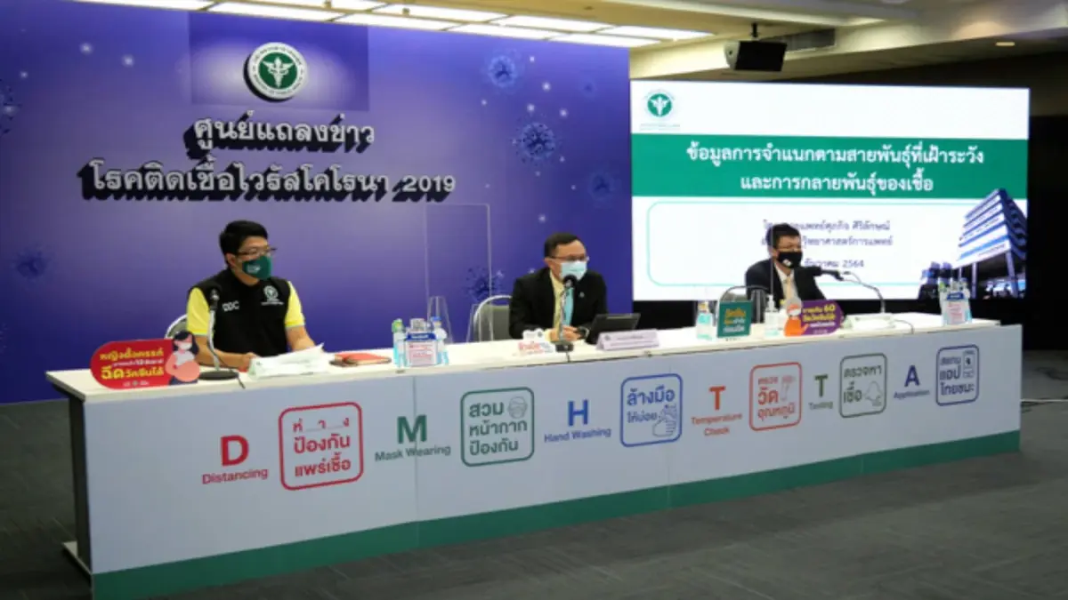 กรมวิทย์ฯ ยืนยัน ผลตรวจพบเชื้อโอมิครอนแล้ว 9 จาก 14 ราย กรมวิทย์ฯ ยืนยัน ผลตรวจพบเชื้อโอมิครอนแล้ว 9 จาก 14 ราย