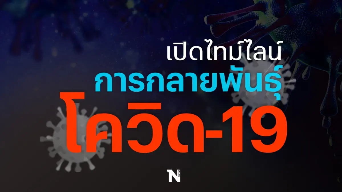 เปิดไทม์ไลน์การกลายพันธุ์ของ "โควิด-19"