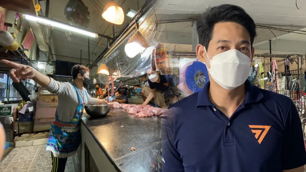 "เพชร กรุณพล"ลุยหาเสียงตลาดพงษ์เพชรเจอแม่ค้าบ่นอุบของแพง