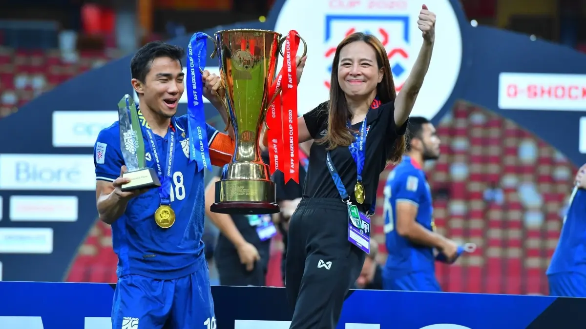 สื่ออินโดฯ ชื่นชมผลงาน "มาดามแป้ง" พาทีมช้างศึกคว้าแชมป์ซูซูกิคัพ