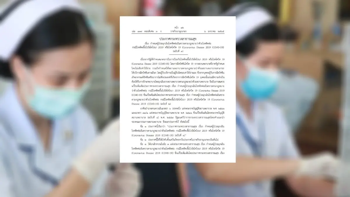 ประกาศเพิ่มคนฉีด "วัคซีนทางเลือก" แล้วแพ้ เป็นผู้ป่วยฉุกเฉินโควิด ประกาศเพิ่มคนฉีด "วัคซีนทางเลือก" แล้วแพ้ เป็นผู้ป่วยฉุกเฉินโควิด