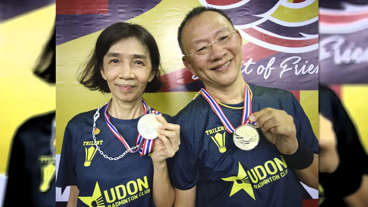 "พ่อแม่ปอป้อ" คว้าแชมป์แบด "มาสเตอร์เกมส์" ที่สงขลา