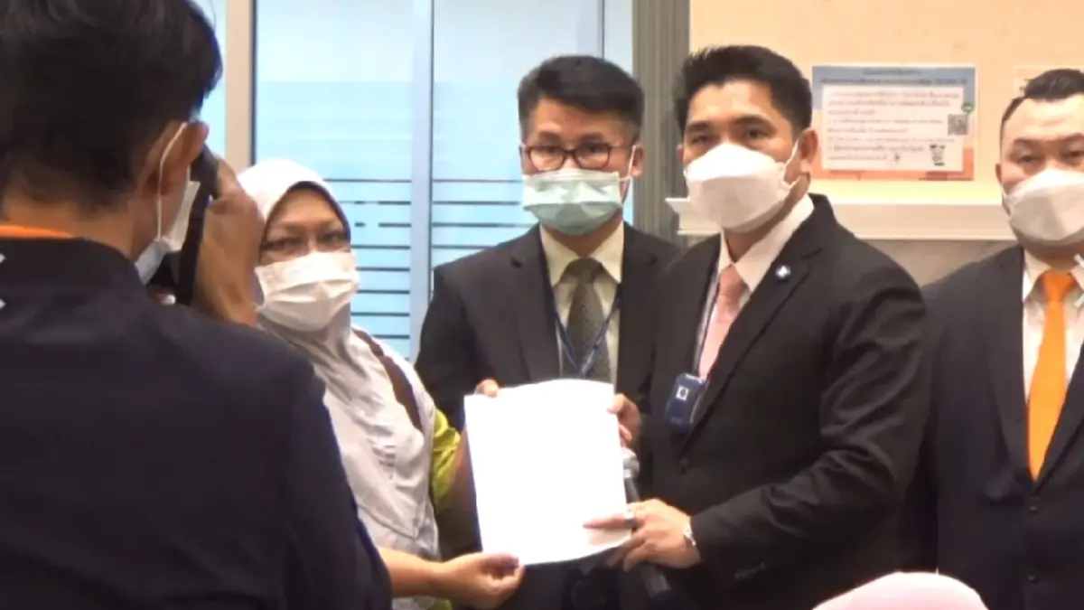 ชาวบ้านจะนะ บุกขอสนับสนุนเงินกองทุนกองทุนยุติธรรมสู้คดีม็อบหน้าทำเนียบฯ