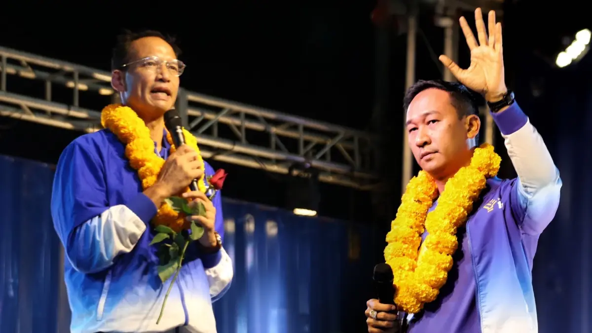 "กรณ์"ควง"ผกก.หนุ่ย"อ้อนชาวชุมพรย้ำได้เป็นส.ส.ขอ100วันดันศก.จังหวัด