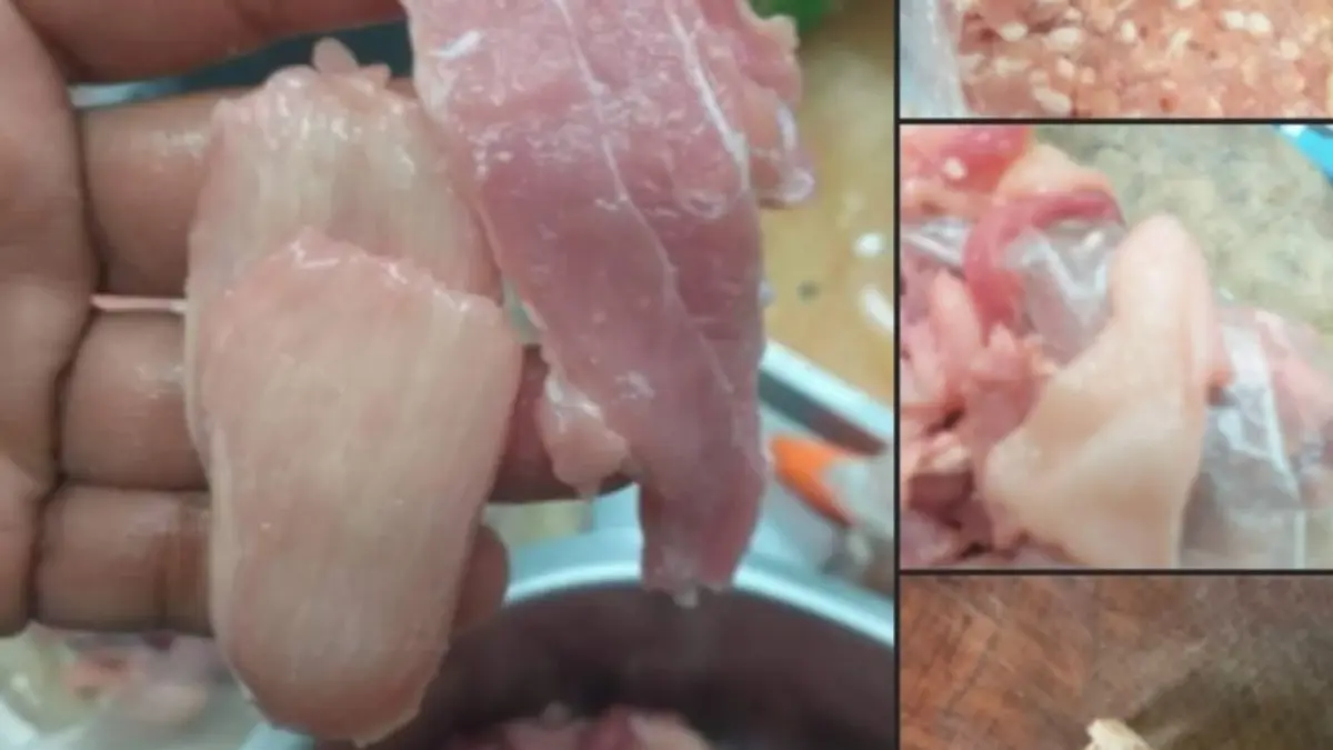 โผล่อีก ! สาวโพสต์เจอร้านค้านำไก่ผสมเนื้อหมู ขายราคาแพง โผล่อีก ! สาวโพสต์เจอร้านค้านำไก่ผสมเนื้อหมู ขายราคาแพง