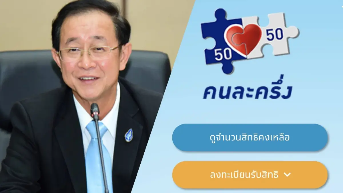 คลังแจงเหตุลดเงิน “คนละครึ่งเฟส 4” เหลือ 1,200 บาท คลังแจงเหตุลดเงิน “คนละครึ่งเฟส 4” เหลือ 1,200 บาท