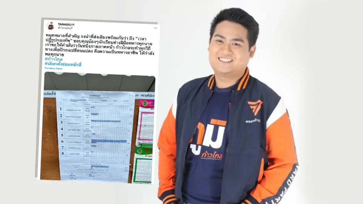 ก้าวไกล ขอบคุณนักเรียนรร.ช่างทหาร พร้อมเผย "ถึงเวลาปฏิรูปกองทัพ" ก้าวไกล ขอบคุณนักเรียนรร.ช่างทหาร พร้อมเผย "ถึงเวลาปฏิรูปกองทัพ"