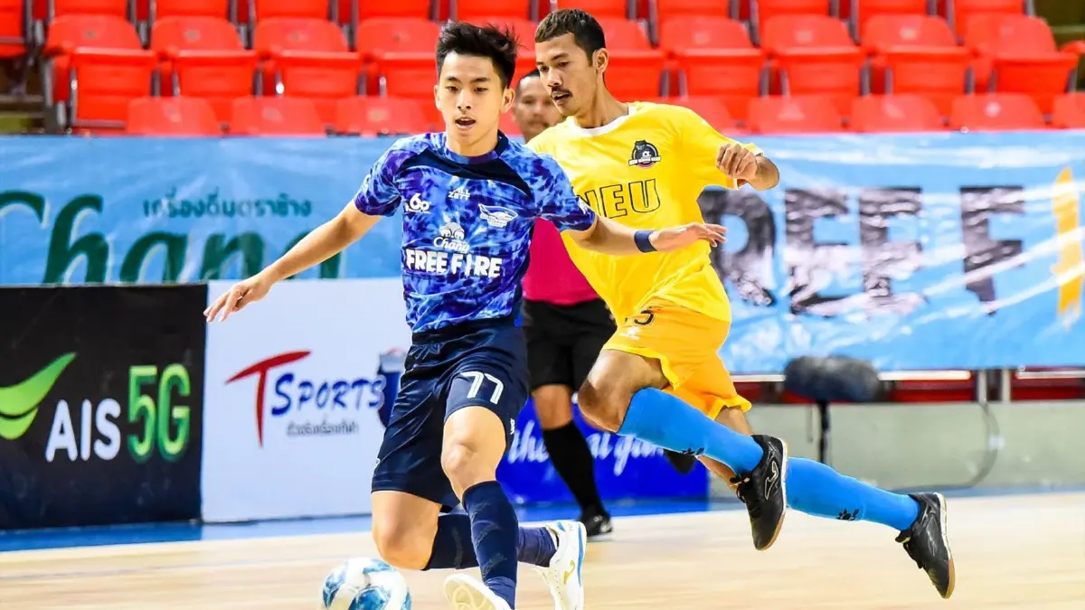 บลูเวฟถล่มมอภาคฯ4-1รั้งจ่าฝูงต่อศึกฟุตซอลไทยลีก