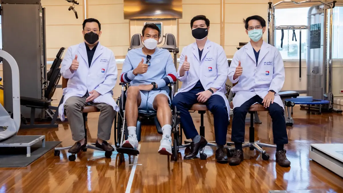 แพทย์แถลงอาการ "ฉัตรชัย" เอ็นไขว้หน้าเข่าซ้ายขาด คาดต้องพักยาว 8 เดือน
