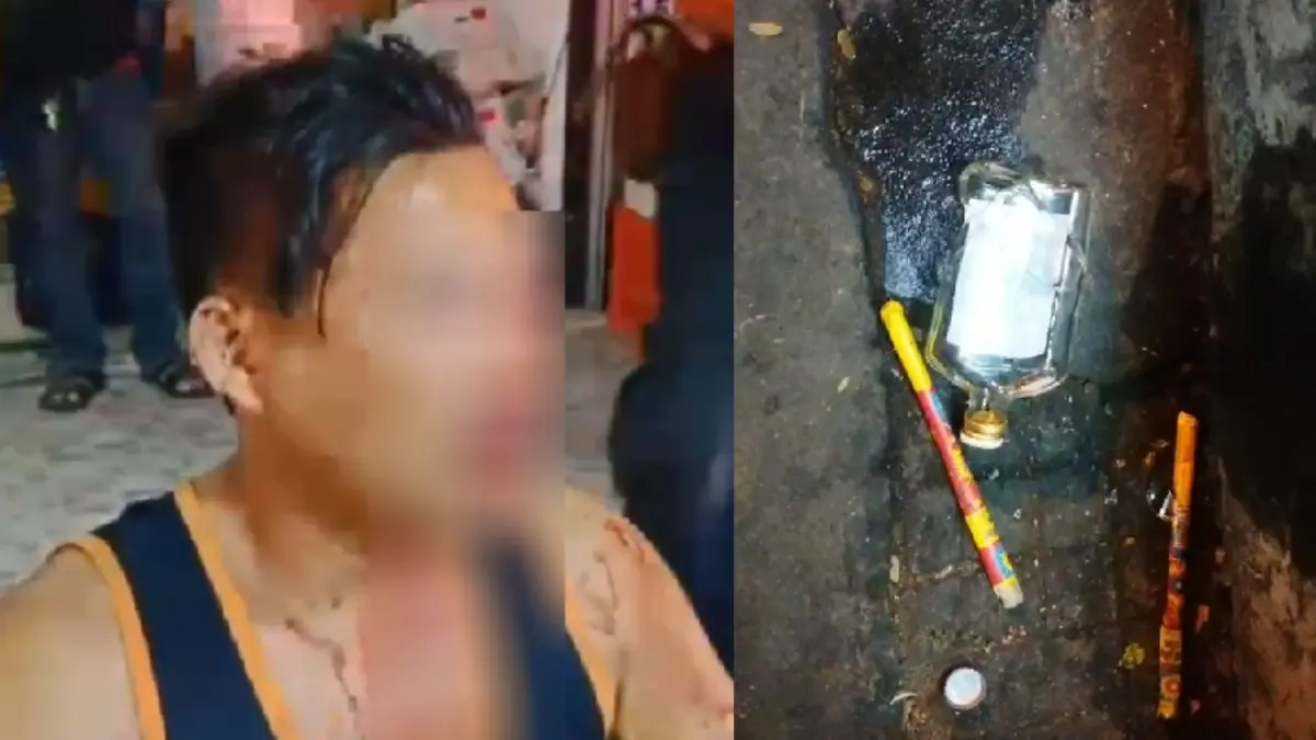 2 หนุ่มฉลองปีใหม่ จุดพลุเสียงดัง ถูกตีเลือดอาบ