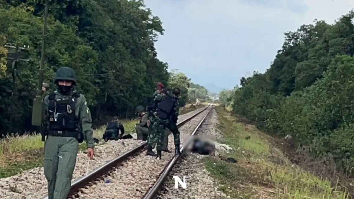 ด่วน!! บึ้มซ้ำ สะพานรถไฟจะนะ อีโอดีเจ็บ 2 นาย คาดตอบโต้เจ้าหน้าที่