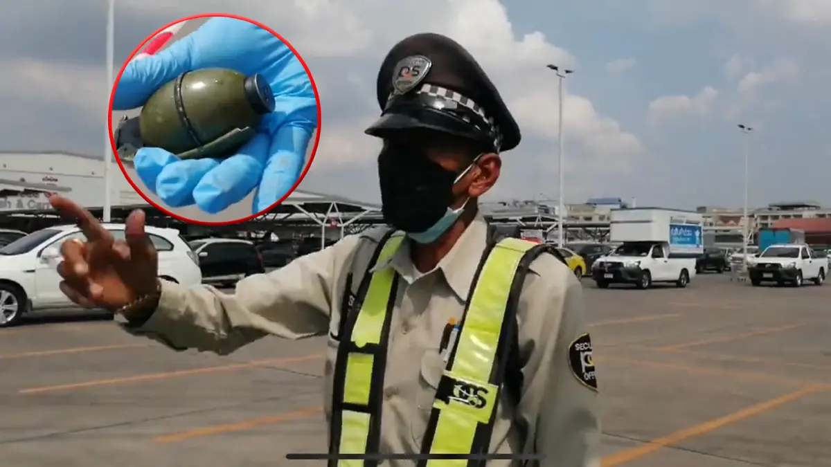 รปภ.ผงะ พบระเบิดวางข้างกำแพงห้างแจ้ง ตร.ตรวจสอบเป็นไฟแช็ค รปภ.ผงะ พบระเบิดวางข้างกำแพงห้างแจ้ง ตร.ตรวจสอบเป็นไฟแช็ค