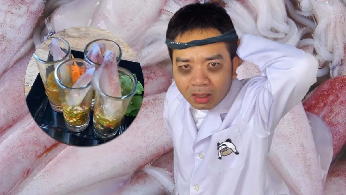 "หมอแล็บ" เตือนกินเมนู "หมึกช็อต" ระวังเจอเชื้อโรคพยาธิทำท้องเสีย "หมอแล็บ" เตือนกินเมนู "หมึกช็อต" ระวังเจอเชื้อโรคพยาธิทำท้องเสีย