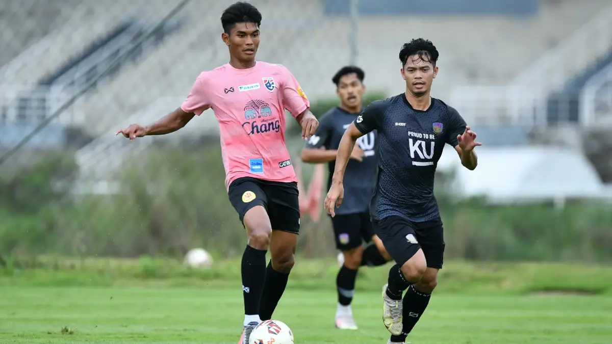 ช้างศึก U23 อุ่นเครื่องพ่าย เกษตรศาสตร์ 2-3 ช้างศึก U23 อุ่นเครื่องพ่าย เกษตรศาสตร์ 2-3