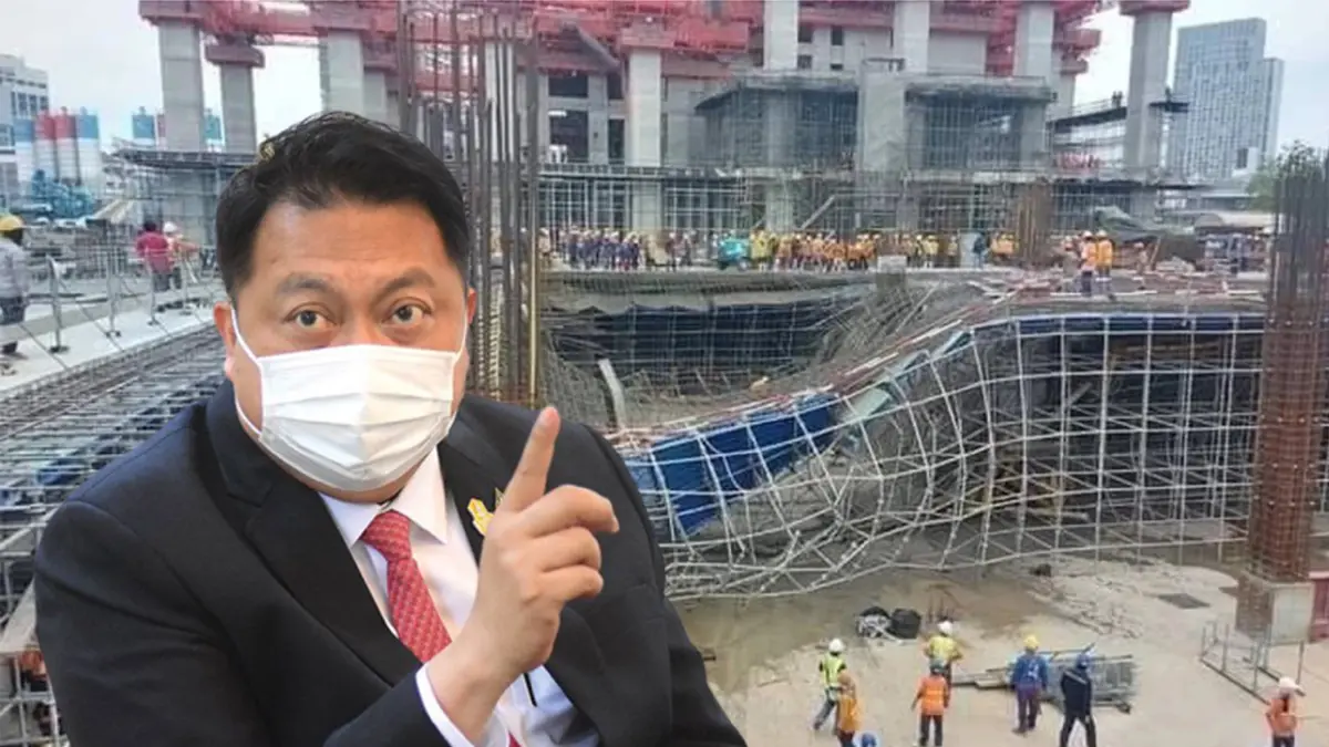 สุชาติ สั่งหน่วยงานเกี่ยวข้อง เร่งเยียวยาคนงานไซต์ก่อสร้าง วัน แบงค็อก ถล่ม