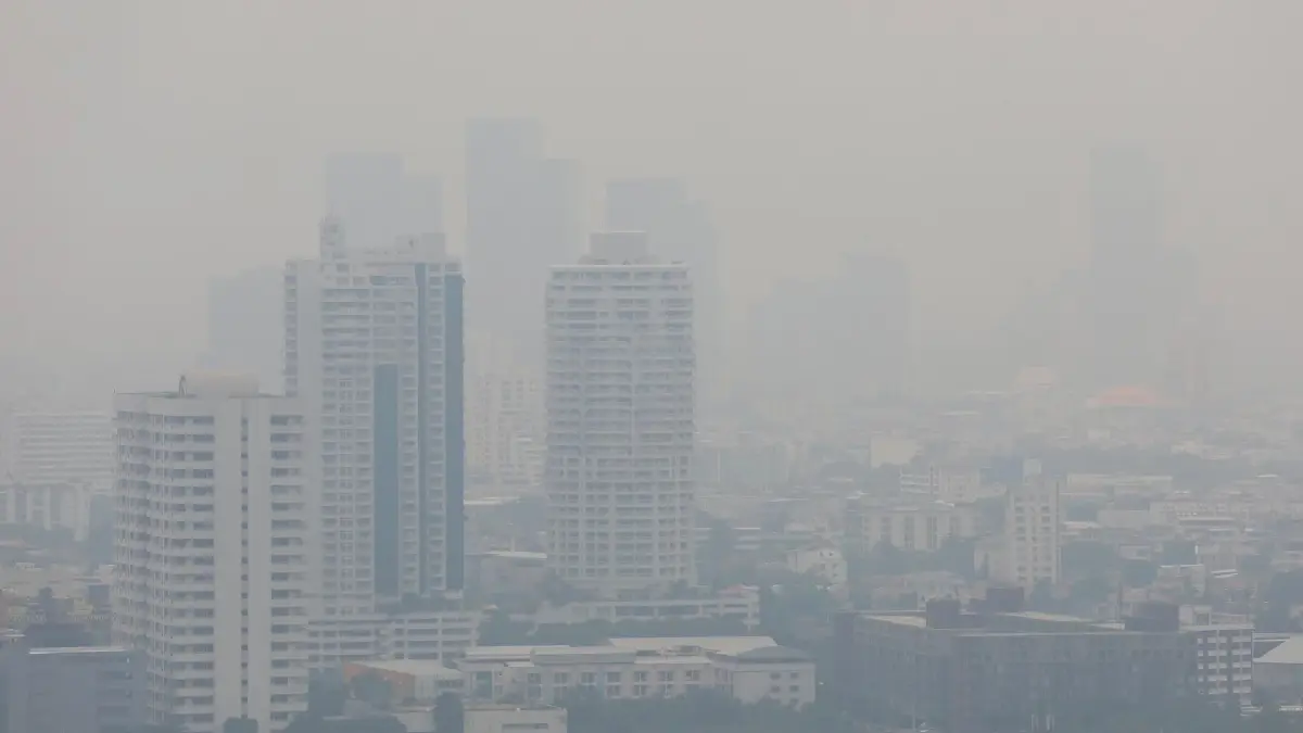 ฝุ่น PM2.5  ฟุ้ง “ กทม.” พบเกินค่ามาตรฐาน 45 พื้นที่ ติดอันดับ 6 โลก