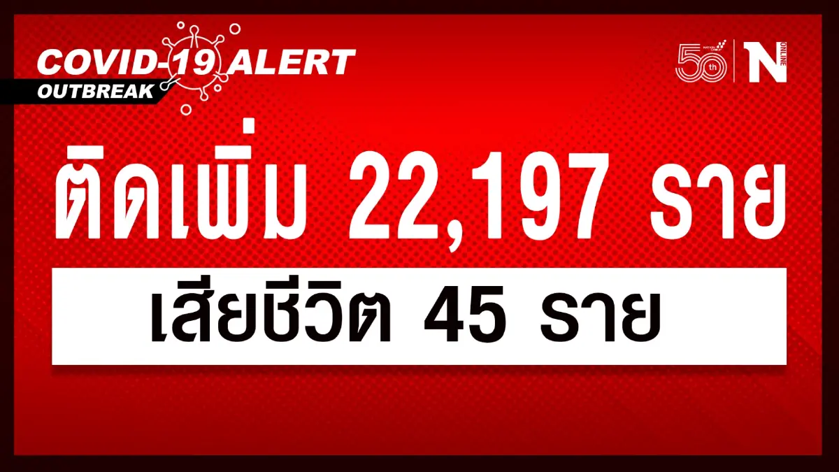 โควิด-19 คร่าชีวิตสูงสุดในรอบระลอก 4 จำนวน 45 ราย โควิด-19 คร่าชีวิตสูงสุดในรอบระลอก 4 จำนวน 45 ราย