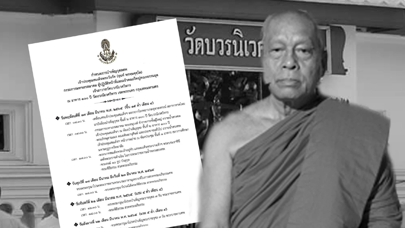 วัดบวรฯ เตรียมพระราชพิธีกุศล “สมเด็จพระวันรัต” วัดบวรฯ เตรียมพระราชพิธีกุศล “สมเด็จพระวันรัต”