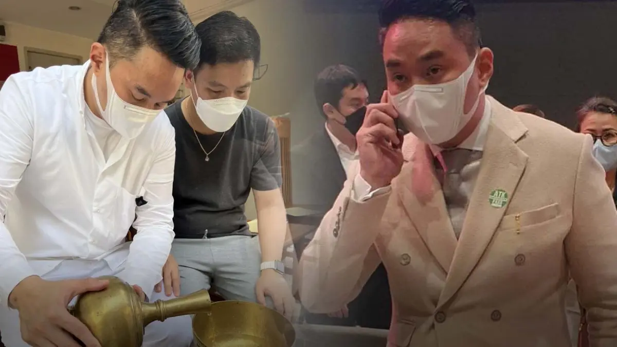 จับตา! "ปอ-โรเบิร์ต" ย่องไปวัดท่าไม้วานนี้ หารือบวชพราหมณ์ แต่อาจเลื่อนวัน