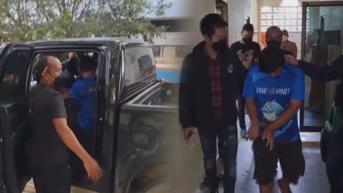 บุกจับหนุ่มวัย 36 เมายาขับจยย.ชน 2 พ่อลูกดับ หนีกบดานในวัดนับเดือน