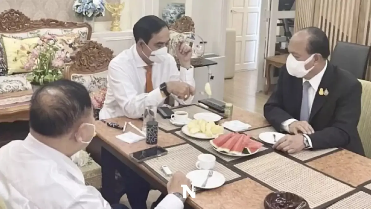 “3ป.” พร้อมหน้า ร่วมวงมื้อเที่ยง เผย "บิ๊กป้อม" ผัดกุ้งกระเทียมให้นายกฯตู่