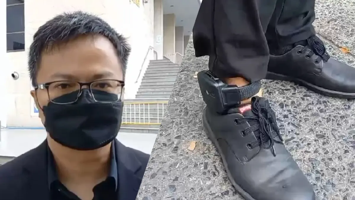 "อานนท์ นำภา" ไปศาลอาญากรุงเทพใต้ เพื่อติดกำไล EM ตามเงื่อนไข