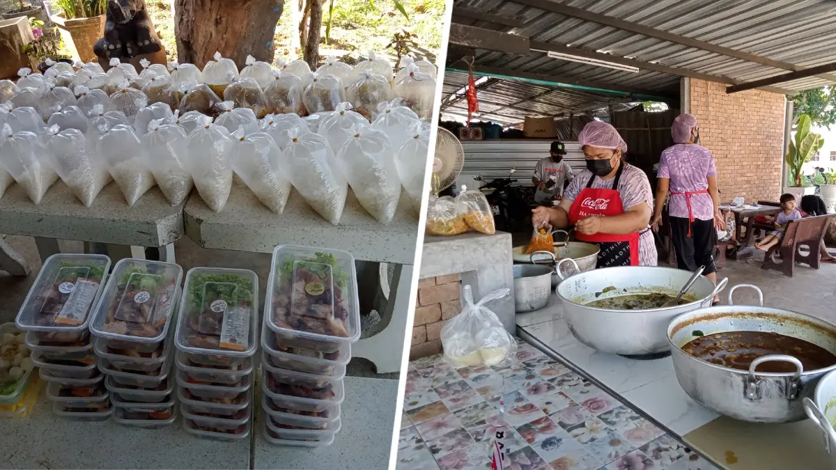 ร้านข้าวแกงพลิกกลยุทธ์ตักใส่ถุงส่งตรงถึงหน้าบ้าน ร้านข้าวแกงพลิกกลยุทธ์ตักใส่ถุงส่งตรงถึงหน้าบ้าน