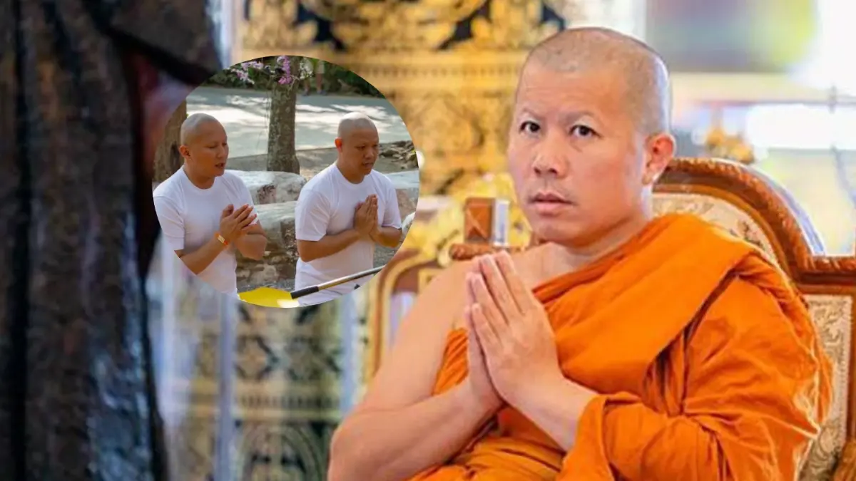 "หลวงพี่อุเทน" หวังช่วยสืบคดี "แตงโม" เผย "ปอ-โรเบิร์ต" รักษาศีล 8 นอนป่าช้า
