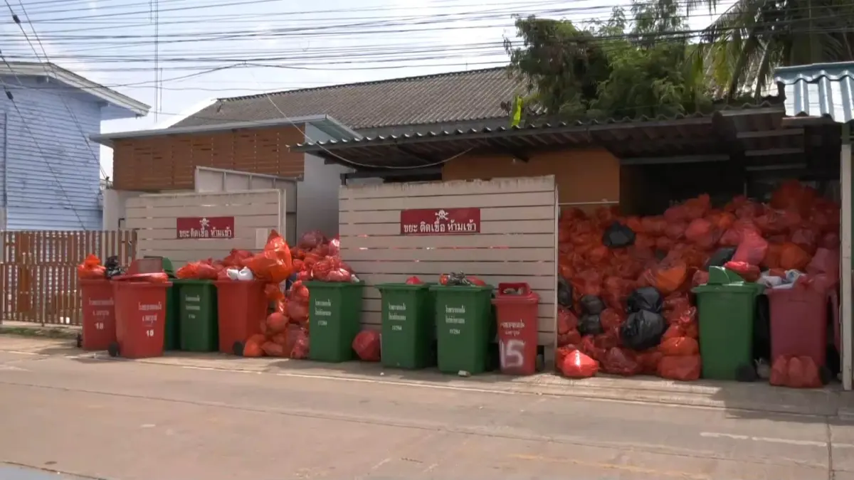 ผวากองขยะติดเชื้อผู้ป่วยโควิด ภายในโรงพยาบาล วอนผู้บริหารเร่งแก้ไข ผวากองขยะติดเชื้อผู้ป่วยโควิด ภายในโรงพยาบาล วอนผู้บริหารเร่งแก้ไข