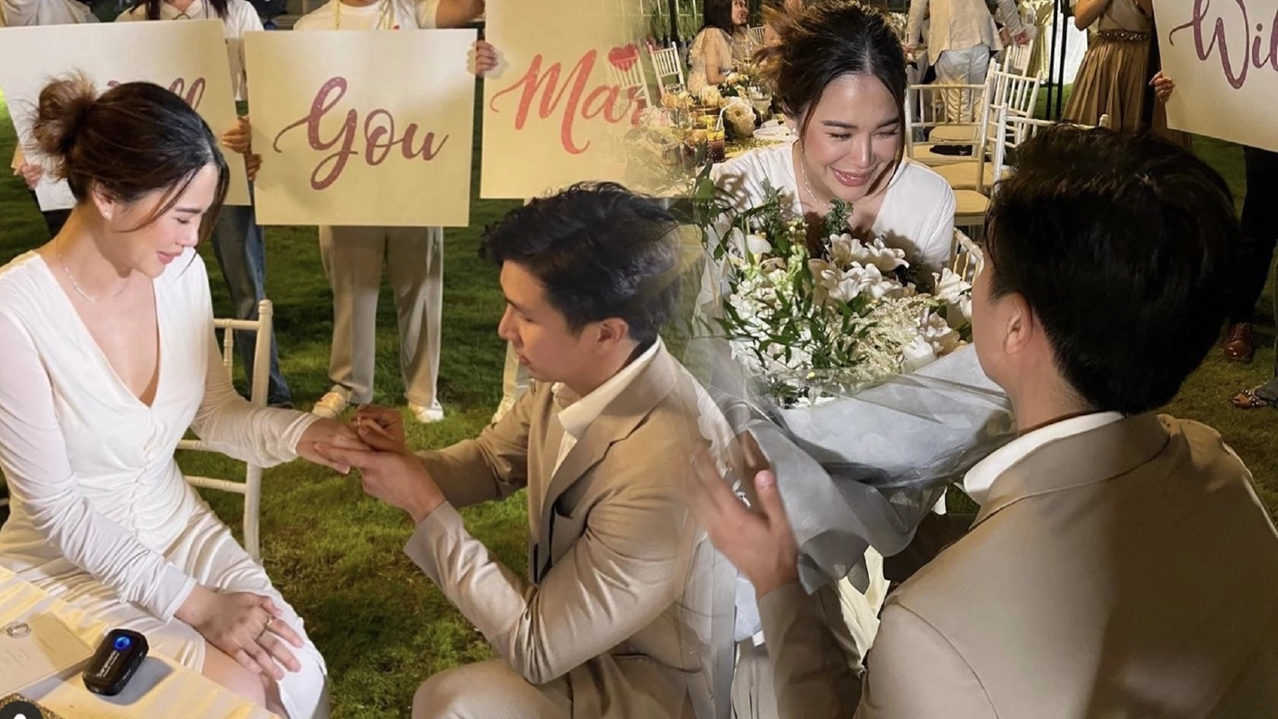 ว่าที่เจ้าสาวคนต่อไป! “โบวี่ อัฐมา” ถูกแฟนหนุ่มเซอร์ไพรส์ขอแต่งงาน ว่าที่เจ้าสาวคนต่อไป! “โบวี่ อัฐมา” ถูกแฟนหนุ่มเซอร์ไพรส์ขอแต่งงาน