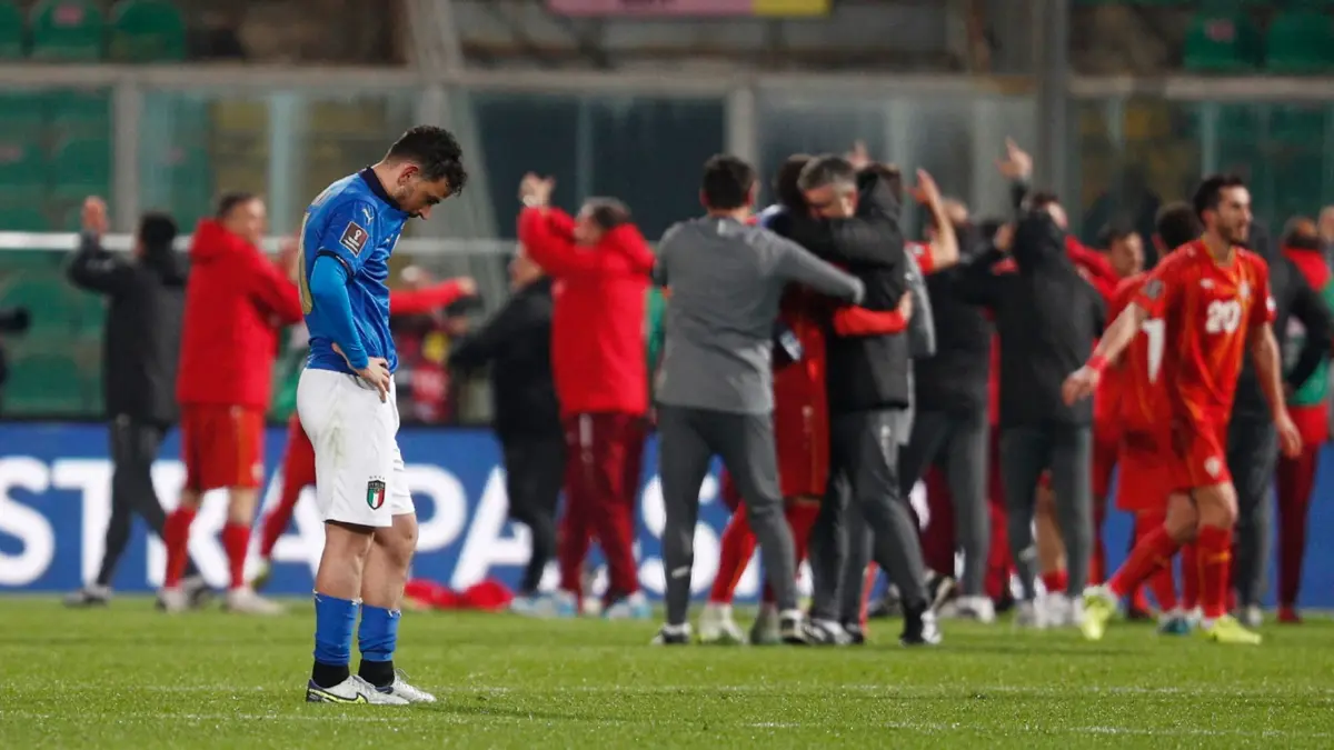 ช็อก! "อิตาลี"พ่ายคาบ้านชวดตั๋วบอลโลก, "โปรตุเกส-เวลส์"ลิ่ว