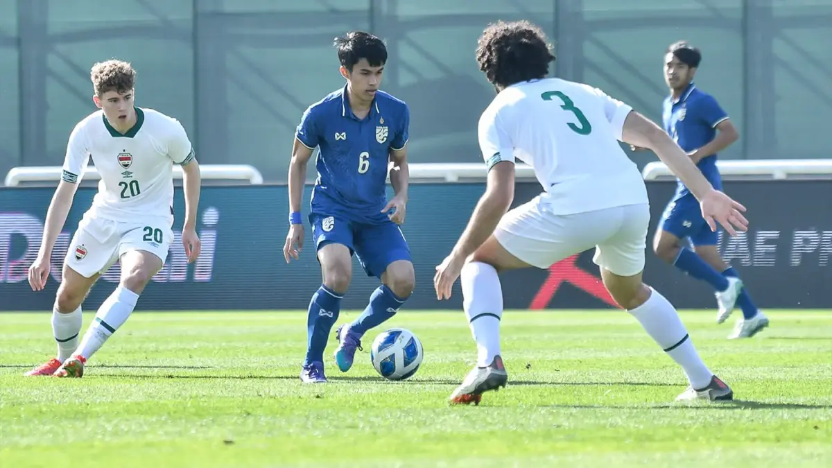 "ช้างศึกU23"โดนยิงทดเจ็บพ่ายอิรัก1-2ส่งท้ายดูไบคัพ