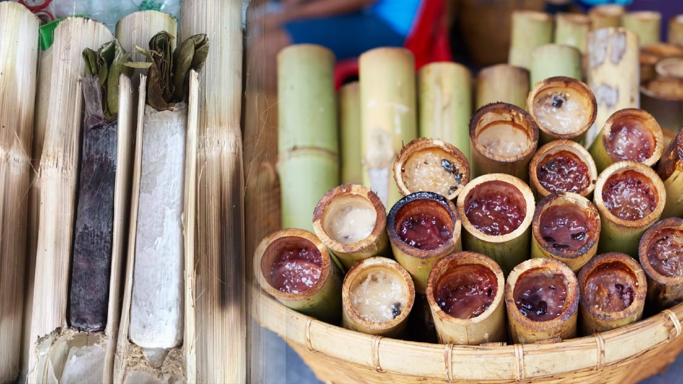 ข้าวหลามสูตรโบราณเผาด้วยเตาถ่าน ทำเงิน 1,000/วัน