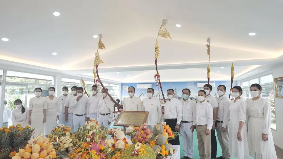 เกษตรฯ บวงสรวง 'คันไถ' พระราชพิธีพืชมงคลฯ เกษตรฯ บวงสรวง 'คันไถ' พระราชพิธีพืชมงคลฯ