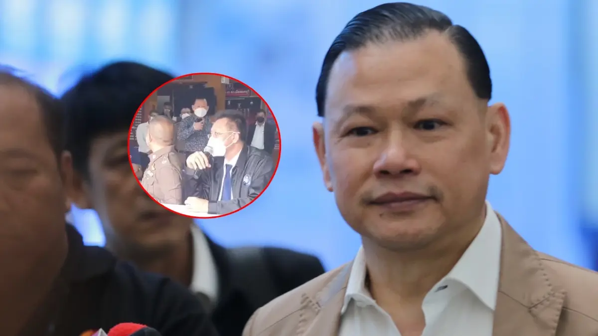 หวิดเดือด! "สันธนะ" โผล่ถาม "ทนายเดชา" จะแจ้งความเอาผิดใครคดีแตงโม