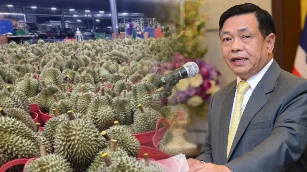“อลงกรณ์” เผย “จีน” เปิดด่านโมฮ่านนำเข้า “ทุเรียนไทย” แล้ว “อลงกรณ์” เผย “จีน” เปิดด่านโมฮ่านนำเข้า “ทุเรียนไทย” แล้ว
