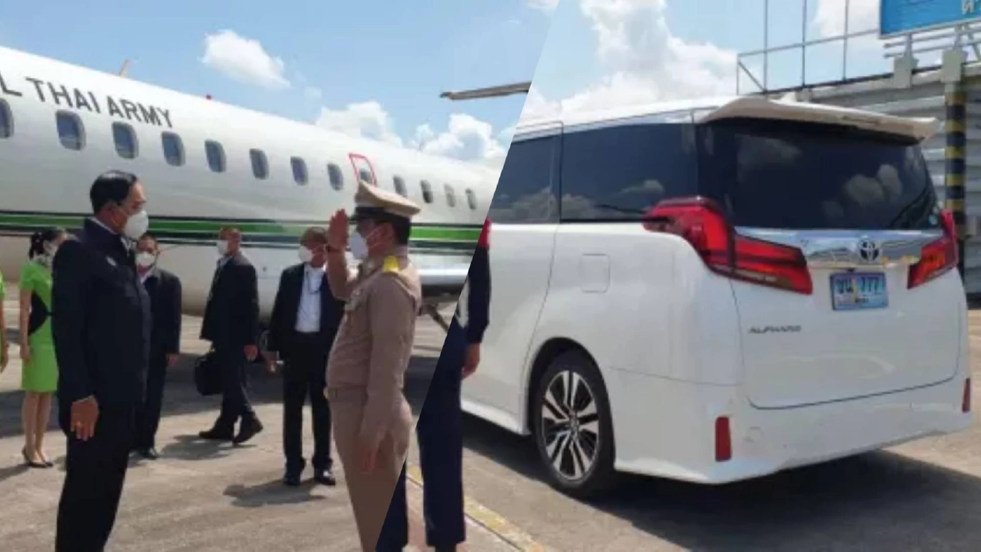 คอหวยแห่ส่องเลขเครื่องบิน-ทะเบียนรถนายกฯ หลังลงใต้