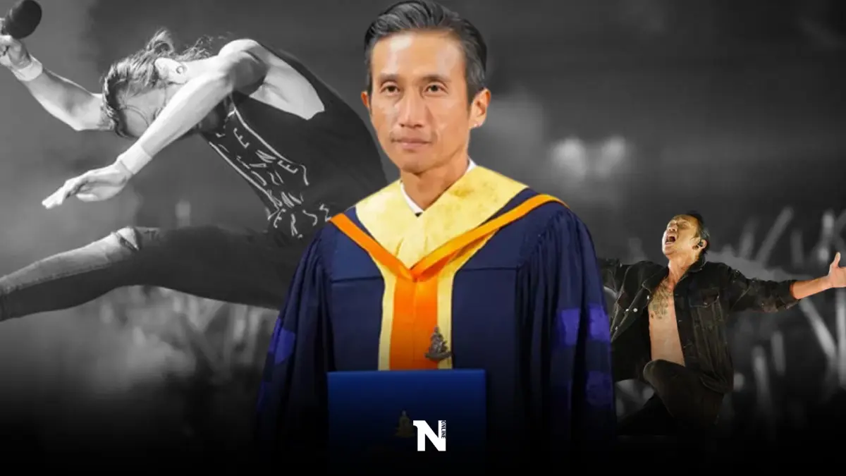 ตูน บอดี้สแลม รับปริญญากิตติมศักดิ์ สาขาวิชาดนตรีสากล ม.รามคำแหง