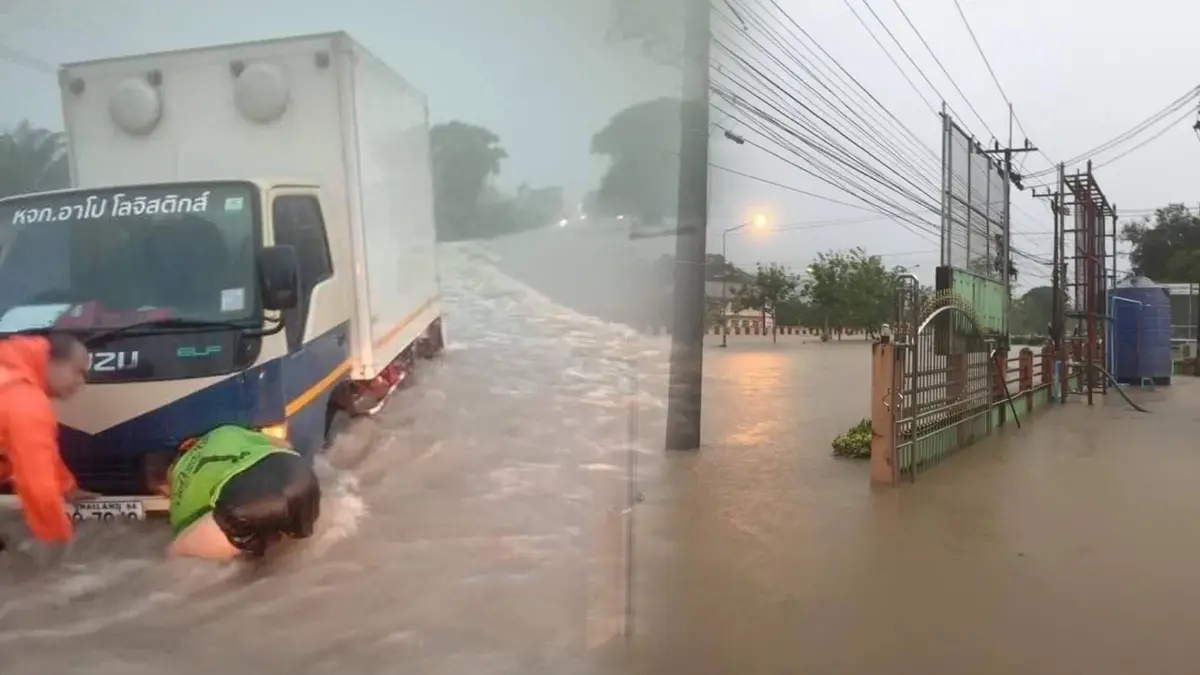 ฝนถล่ม 3 วันติด น้ำป่าหลากท่วมเป็นวงกว้าง