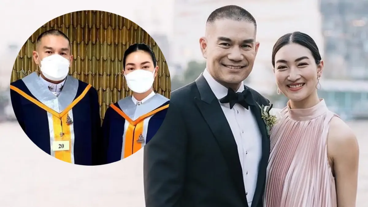 แพนเค้ก - สารวัตรหมี สุดปลื้มจูงมือคว้าปริญญเอก ขึ้นแท่นด็อกเตอร์เต็มตัว