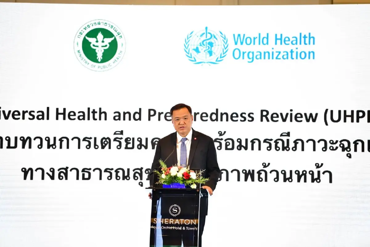 "อนุทิน" โว WHO เชื่อมั่นไทยต้นแบบรับมือโรคระบาดโควิด19