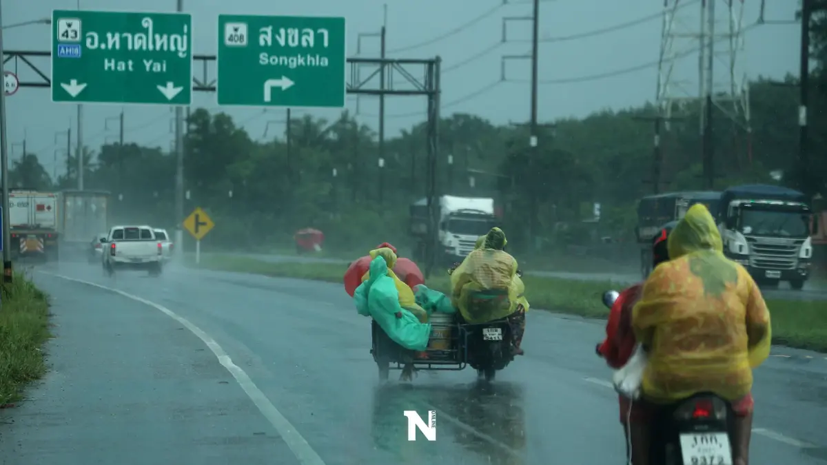 กรมอุตุฯ เตือนสภาพอากาศภาคใต้ยังมีฝนหนัก ระวังน้ำป่าหลากท่วมฉับพลัน