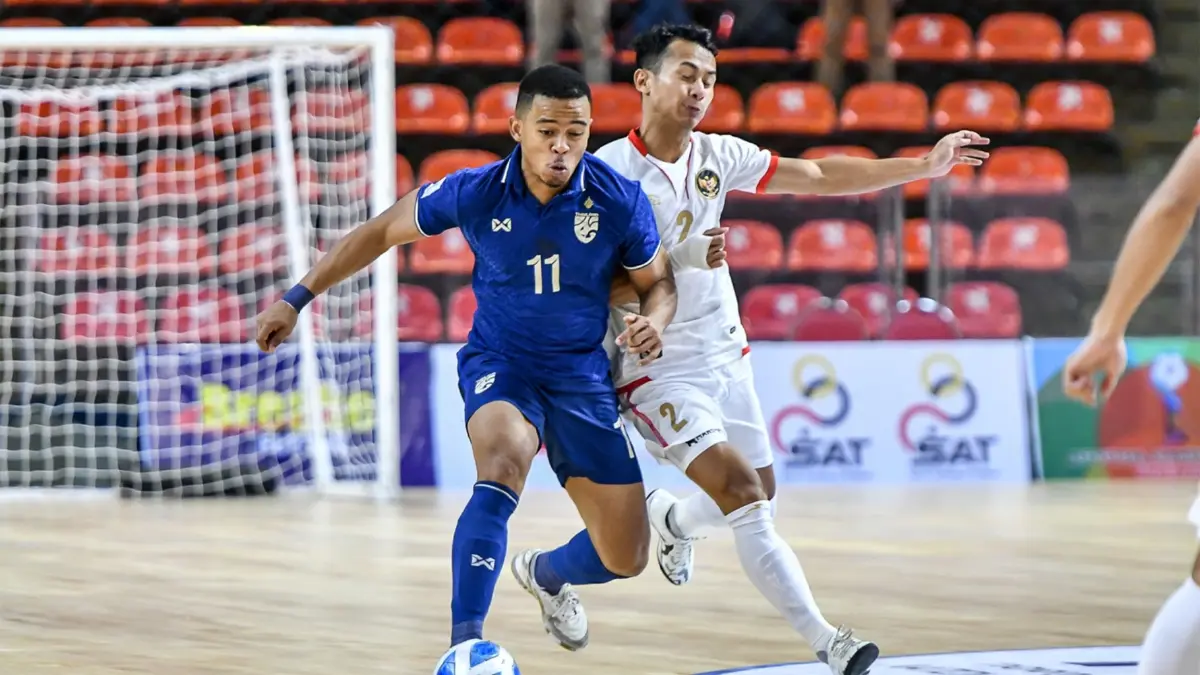 ฟุตซอลไทย ไล่เจ๊า อินโดนีเซีย 2-2 นำฝูงกลุ่มเอศึกชิงแชมป์อาเซียน ฟุตซอลไทย ไล่เจ๊า อินโดนีเซีย 2-2 นำฝูงกลุ่มเอศึกชิงแชมป์อาเซียน