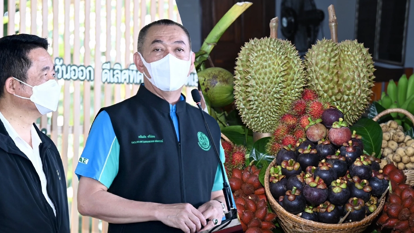 รมว.เฉลิมชัย เปิดงานทุเรียนเมืองจันทฯ ย้ำคุณภาพระดับโลก