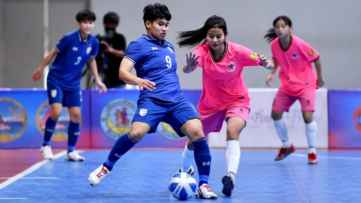 ฟุตซอลหญิงไทยไล่แซงชนะ ออลสตาร์ 3-2 ศึก NSDF นัดที่ 3